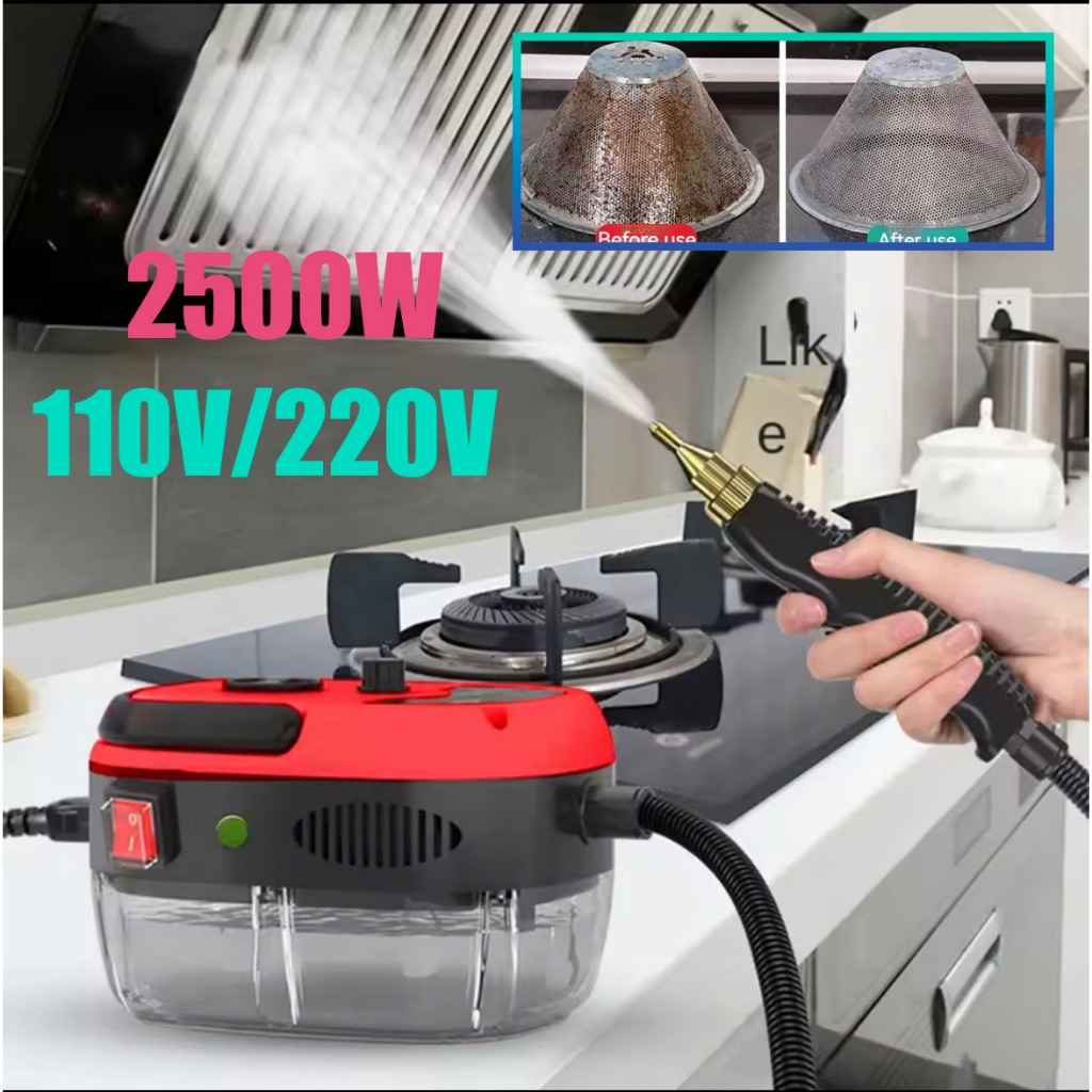 Imagem Limpador A Vapor De Alta Temperatura110V/220V , Máquina de limpeza de cozinha de 2500 W para desinfecção