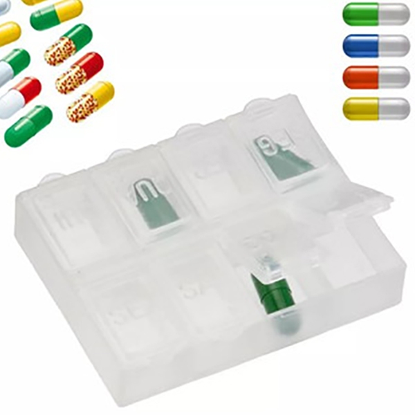 kit 30 Caixas Comprimido Porta Medicamento Remédio/Capsulas semanal