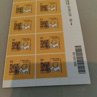 9 Selos para cartas primeiro porte em Oferta na Shopee