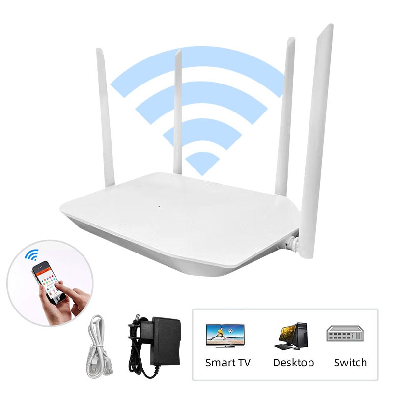 Super Roteador Wi-Fi 300Mbps com 4 Antenas! Leva Sinal para Todo Lugar - Modo Repetidor Fácil-G13 em Oferta na Shopee