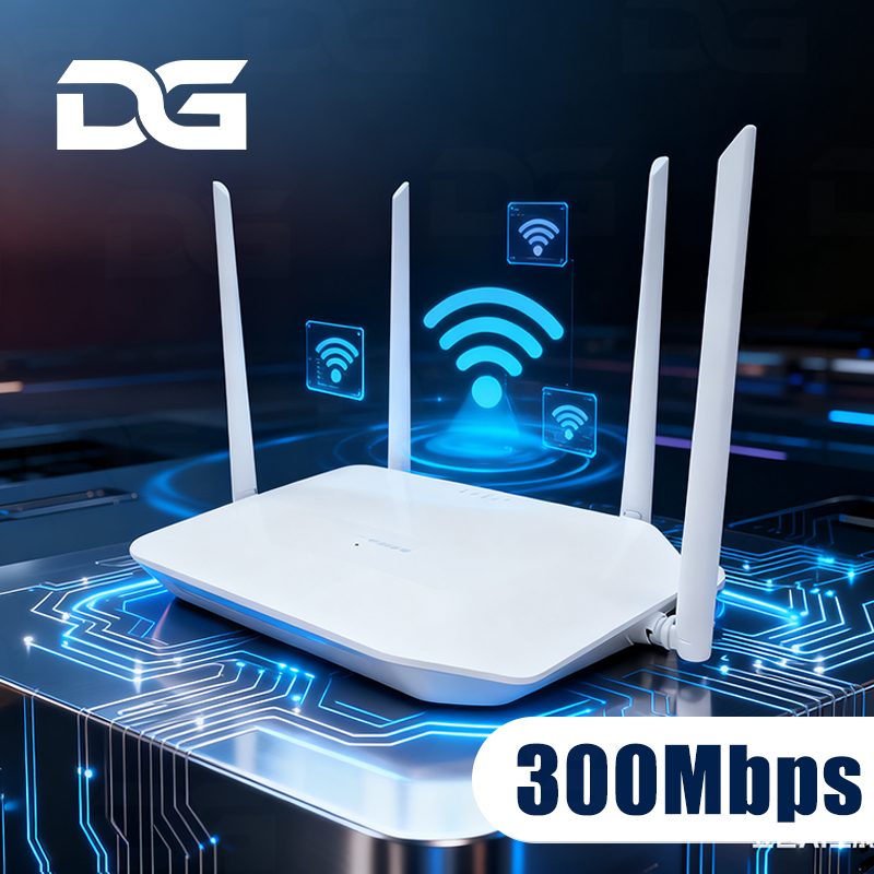 Roteador wifi Dual Band 2.4Ghz 300Mbps com 4 Antenas sem fio Amplificador De Sinal Ethernet G13