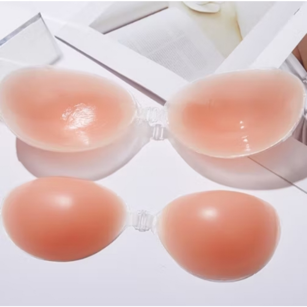 Sutiã Silicone Invisivel Sem Alça Levanta Peito PUSH UP  Silicone