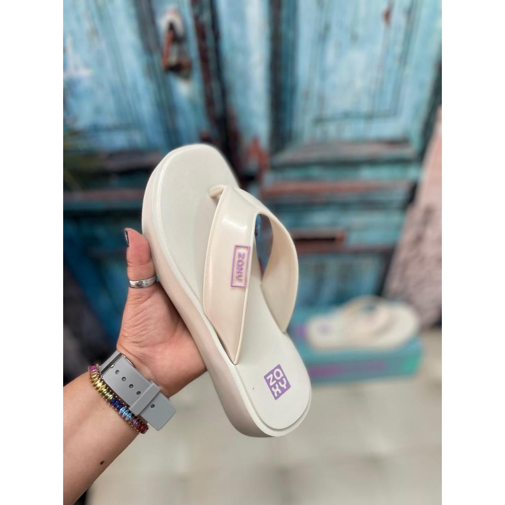Chinelo Zaxy Flatform Off White