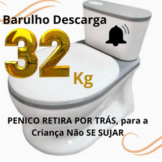 Penico Privadinha Menino Menina BARULHO DESCARGA Troninho Simulador de Privadinha Assento Redutor Bebê Infantil em Oferta na Shopee