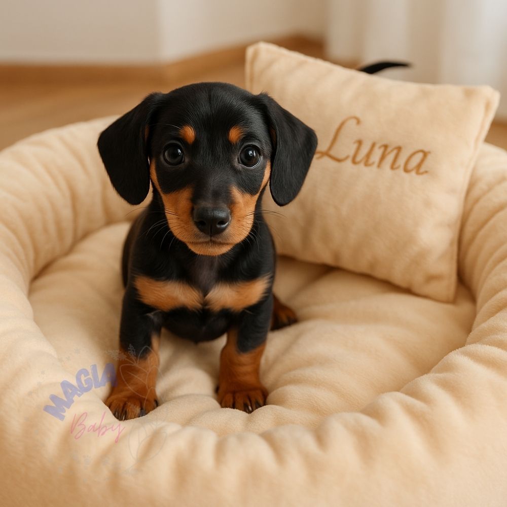 Cama Pet com Travesseiro Personalizado Pet com Nome Diversas Cores