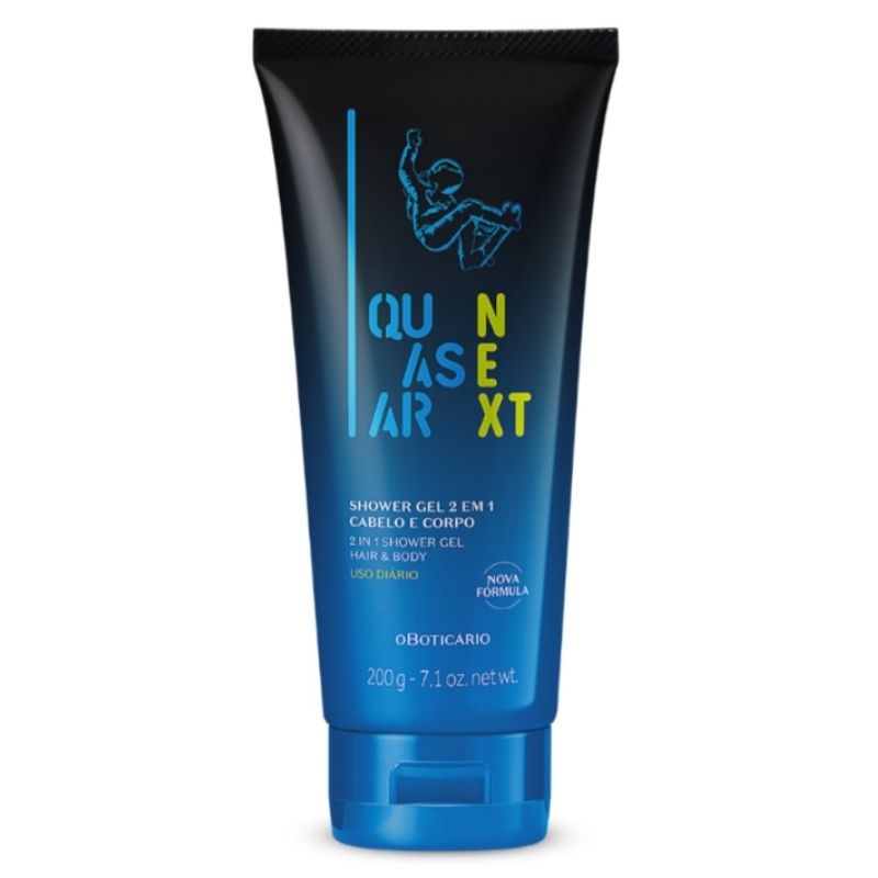 Shower Gel Infantil 2 Em 1 Cabelo E Corpo Quasar Next 200G
