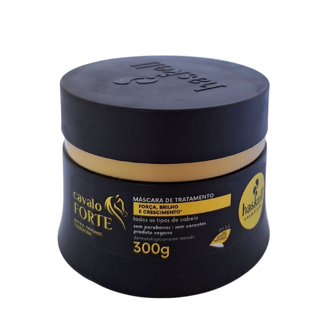 Haskell Máscara de hidratação tratamento 300g Cavalo Forte, Murumuru, Mandioca