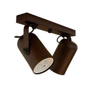 Luminária Teto Trilho 2 Spots Direcionáveis Luxo