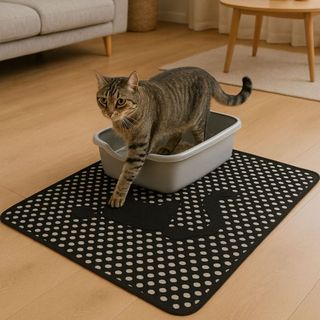 Tapete Higiênico EVA Coletor de Areia Para Gato Lavável Dupla Camada