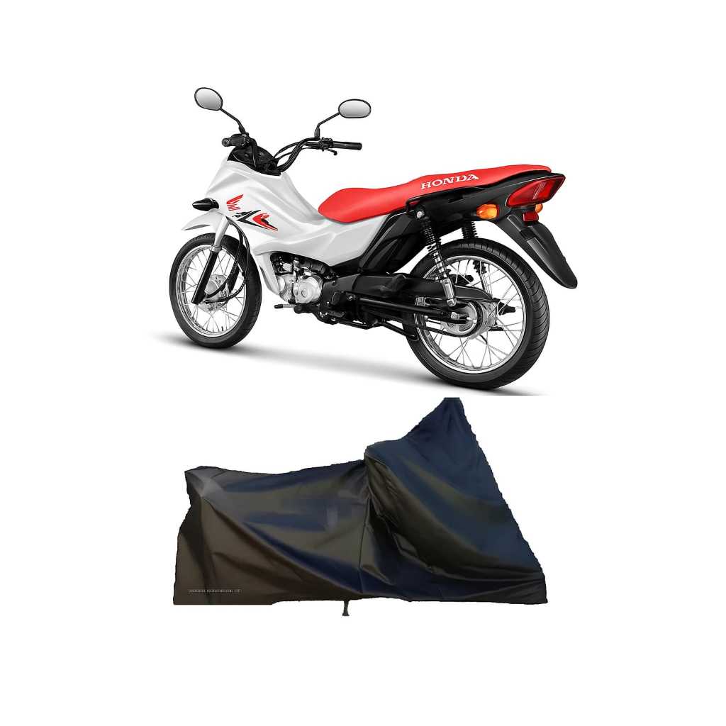 Capa Cobrir Moto Anti Risco Proteçao Uv Impermeável Para Honda Pop 100 / 110 em Oferta na Shopee