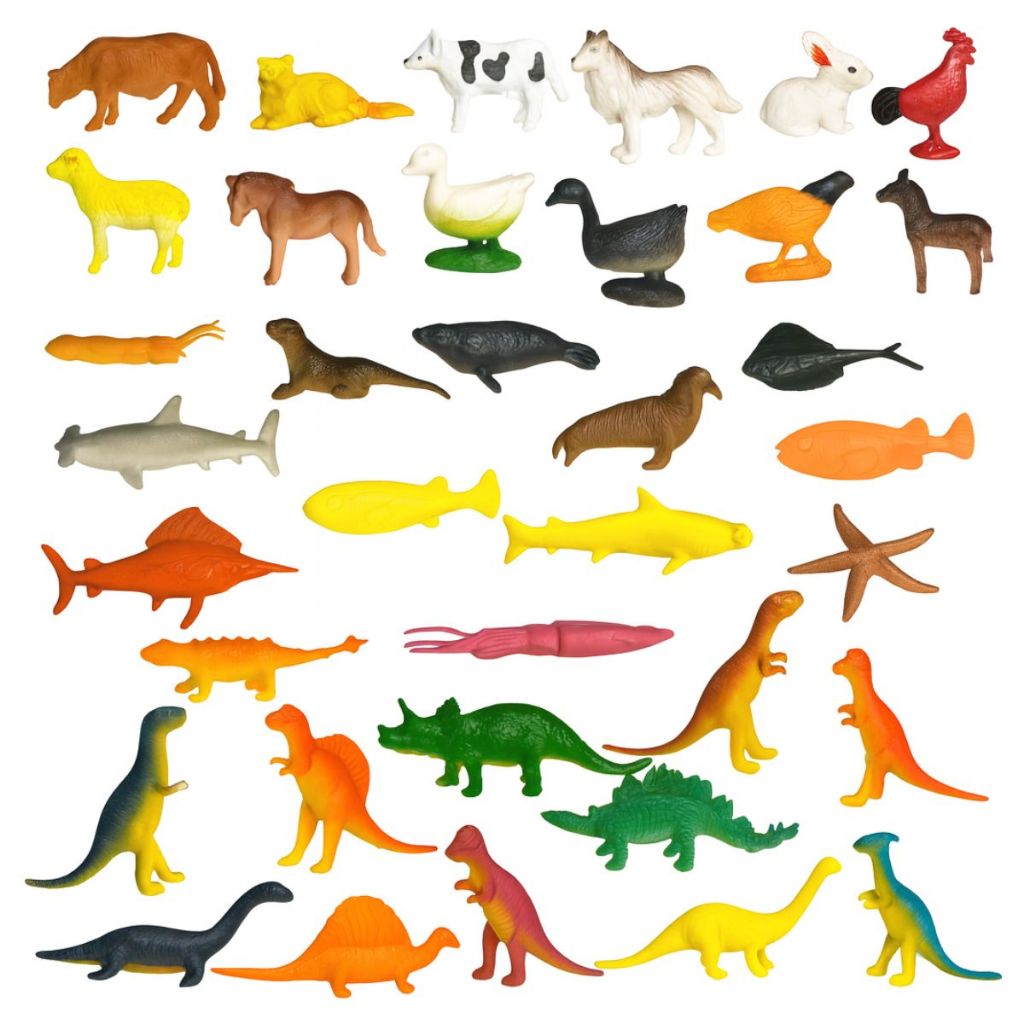 Animais Da Fazenda Marinho Dinossauro Brinquedo Cenário Faz de Conta Infantil Dutoys em Oferta na Shopee