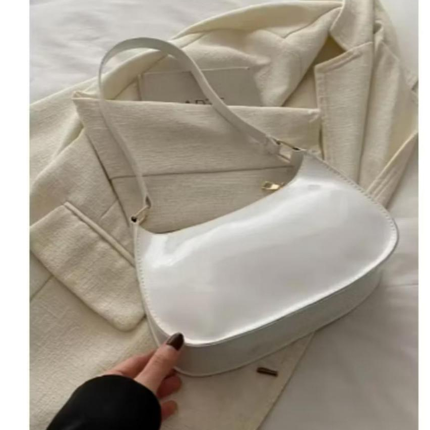 Bolsa Elegancy Linda Feminina de Ombro em Verniz Brilhante Moderna MP em Oferta na Shopee