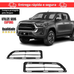 Par/Un Grade Parachoque Inferior Hilux 2021 2022 2023 2024 2025