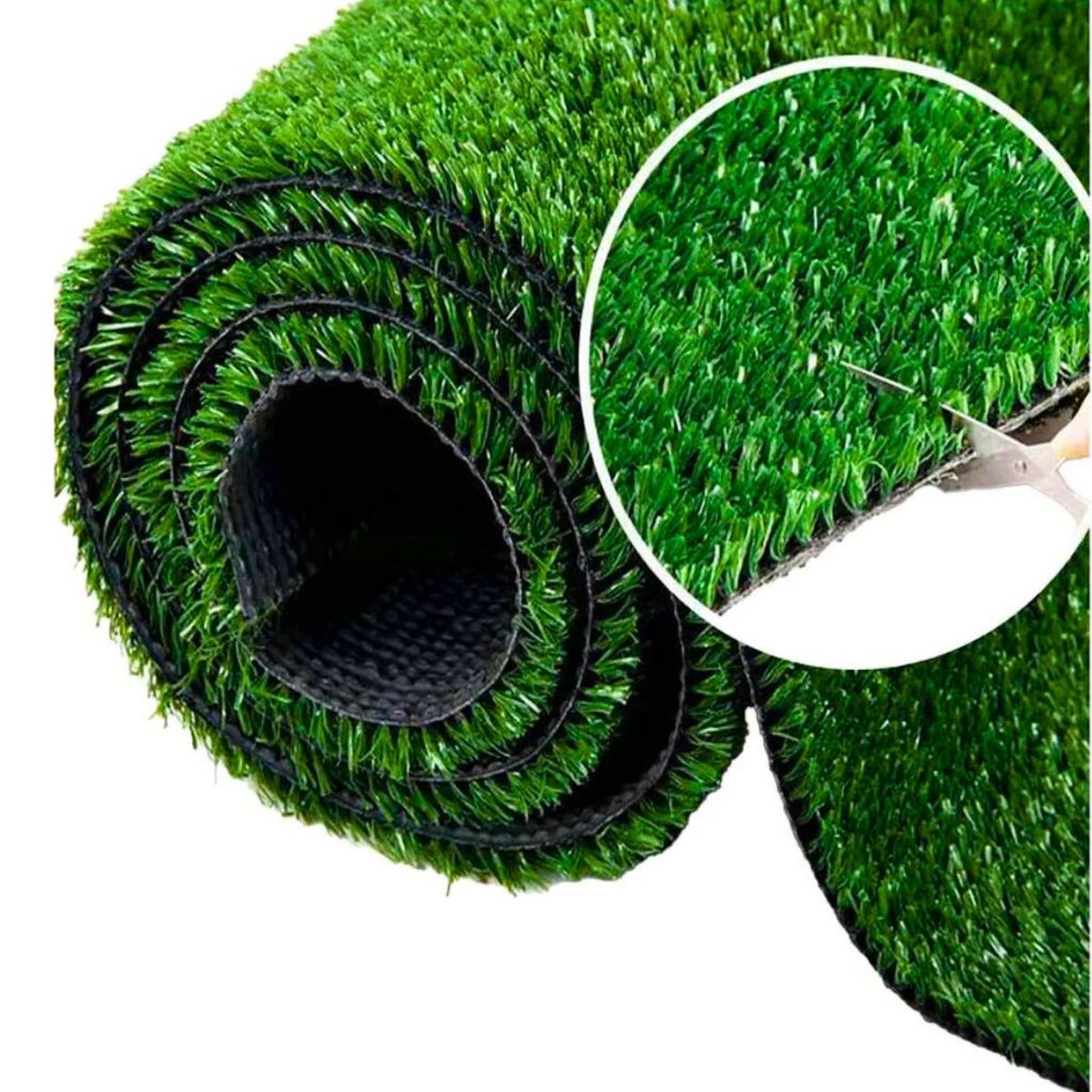 Grama Sintética 7mm Tapete Decorativo Jardim Identico ao Natural 200cm x 50cm em Oferta na Shopee