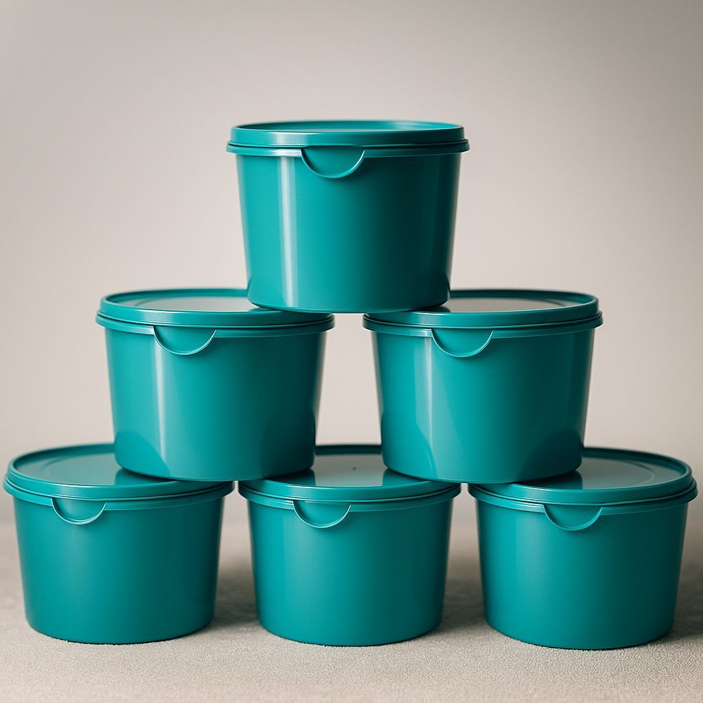 Kit Potes Hermeticos Plastico 1 litro cozinha