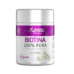 BIOTINA 100% PURA 60CAPS - BODY ACTION