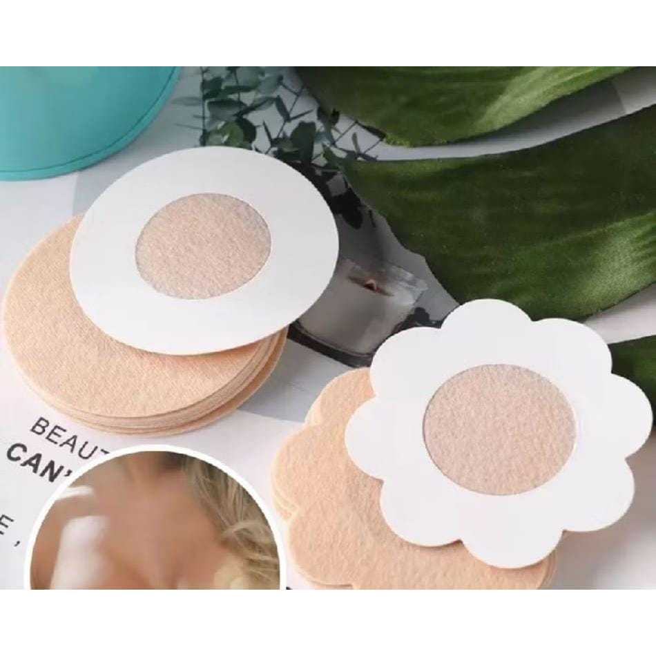 Tapa-Seios Invisível Adesivo Protetor 7,5cm de Diâmetro Tampa Mamilos Aureola Push Up
