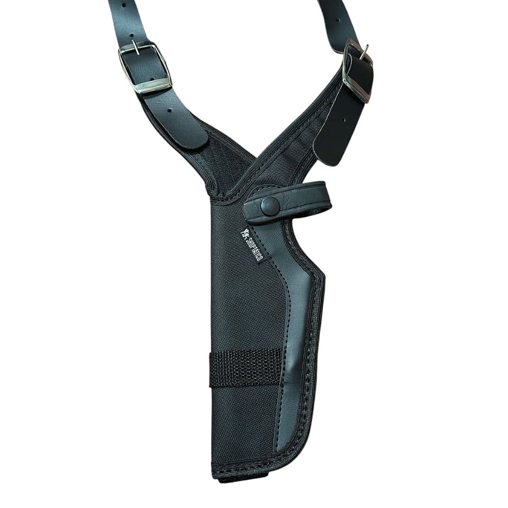 Coldre Axilar Em Pé Revólver 38 E 357 Ou Pistola Tático Canhoto