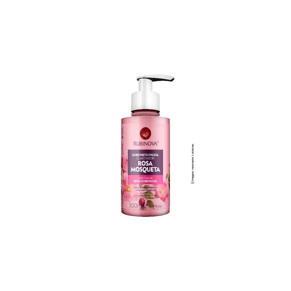 SABONETE FACIAL CLAREADOR ROSA MOSQUETA COM OLEO DE ROSA RUBIGINOSA