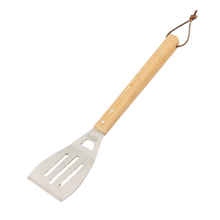 Espátula de Carne para Churrasco Grande Cabo de Madeira 40,5cm com Abridor de Garrafa Barbecue em Oferta na Shopee
