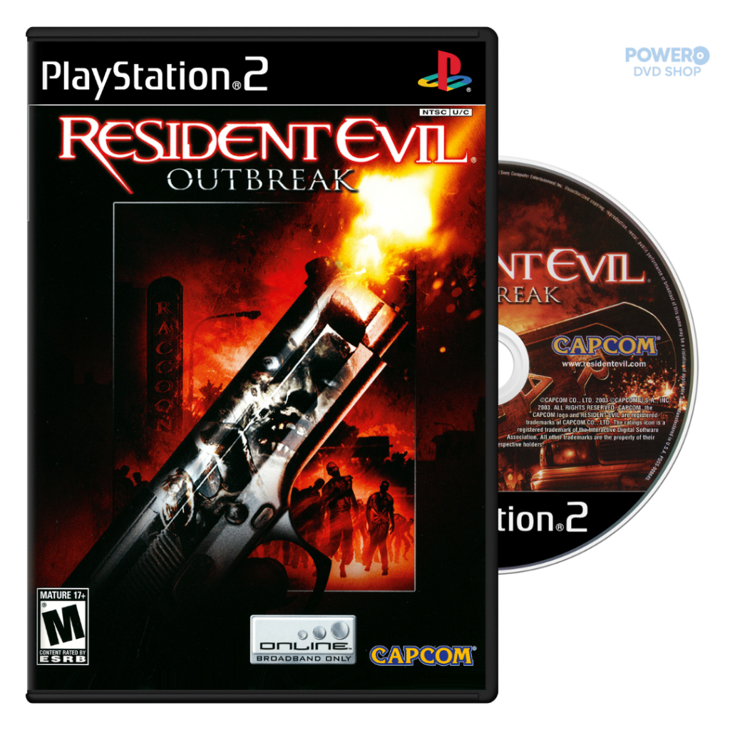 Jogo Resident Evil - Outbreak - Ps2 - DVD Mídia Física
