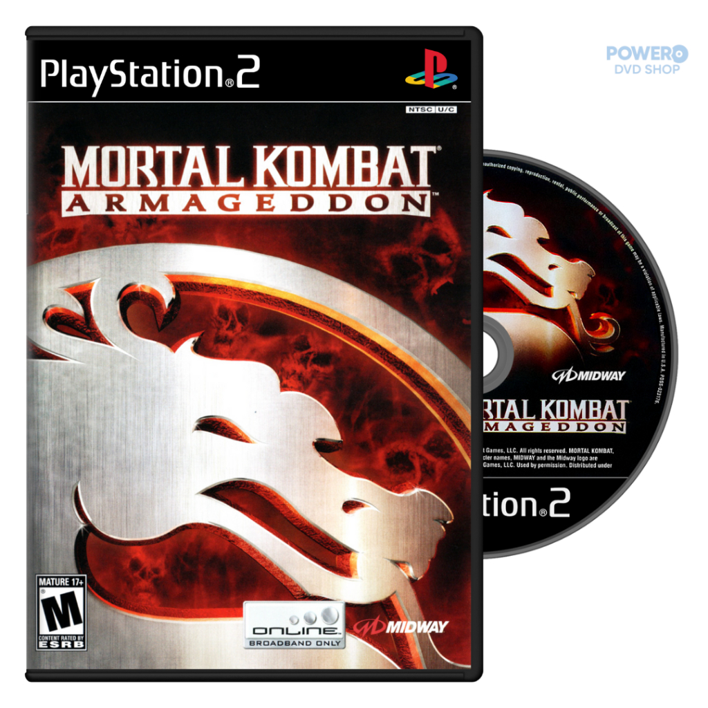 Jogo Mortal Kombat - Armageddon - Ps2 - DVD Mídia Física