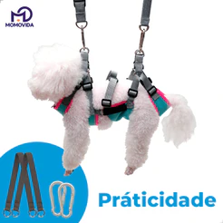 Rede de Tosa Peitoral Momovida para Animais Pet de Estimação Cuidados Diversos com Rede Dupla Camada