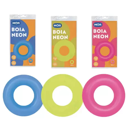 Boia Neon 90 Cm - Redonda Inflável Piscina - ESCOLHA A COR - MENOR PREÇO em Oferta na Shopee