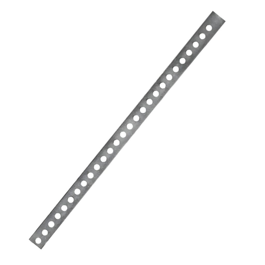 Varão Perfurado Grande Fixação Aparelhos Rádios Travas 37 Cm