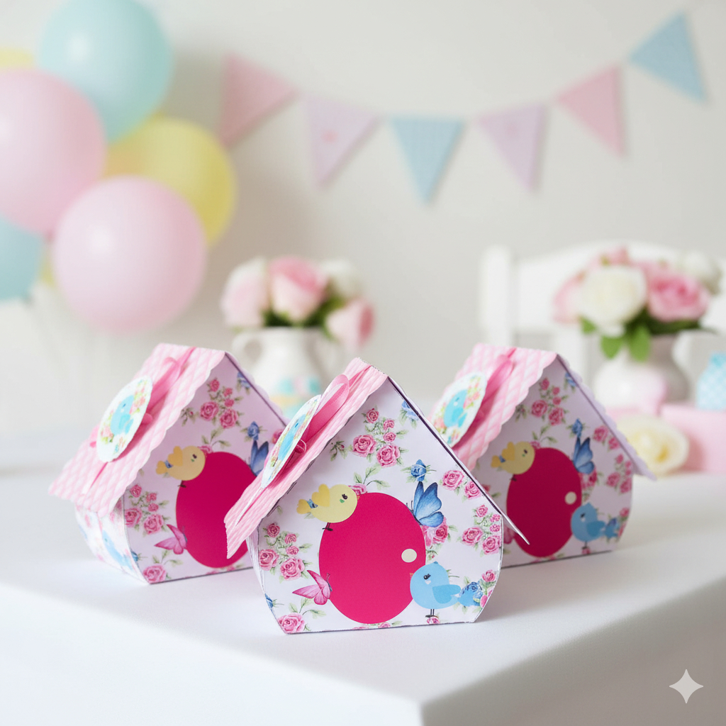 Kit 50 Lembrancinha Jardim Encantado Aniversário Infantil Festa Infantil Decoração
