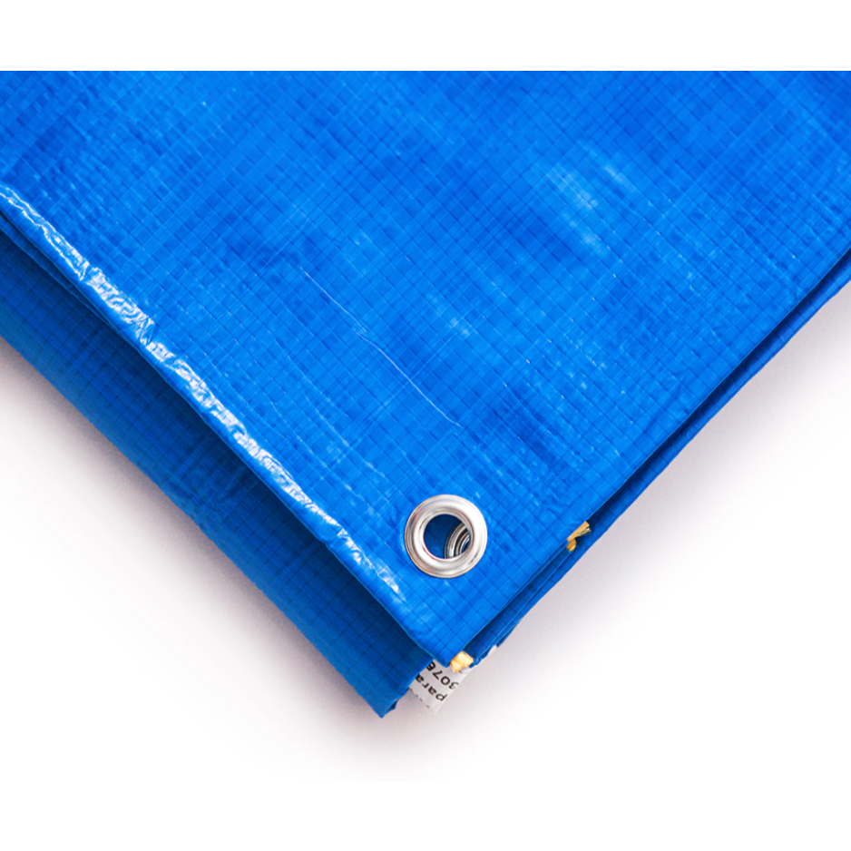 Lona Multiuso Impermeável Azul 2x3m 300 Micras Com Tratamento UV + Fixadores- Primelonas