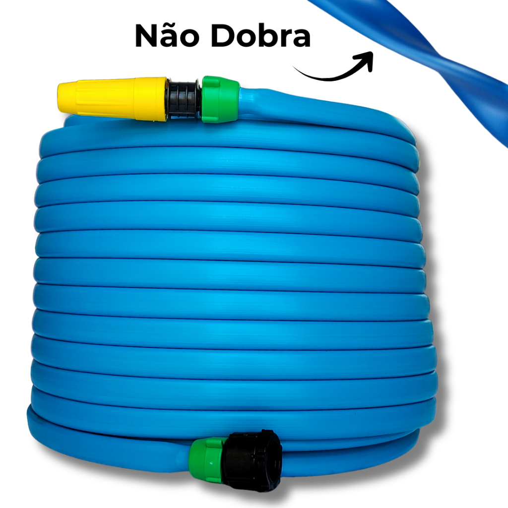 Mangueira de Jardim 10 a 50 Metros Reforçada Anti-Torção e Anti-Dobras em Oferta na Shopee