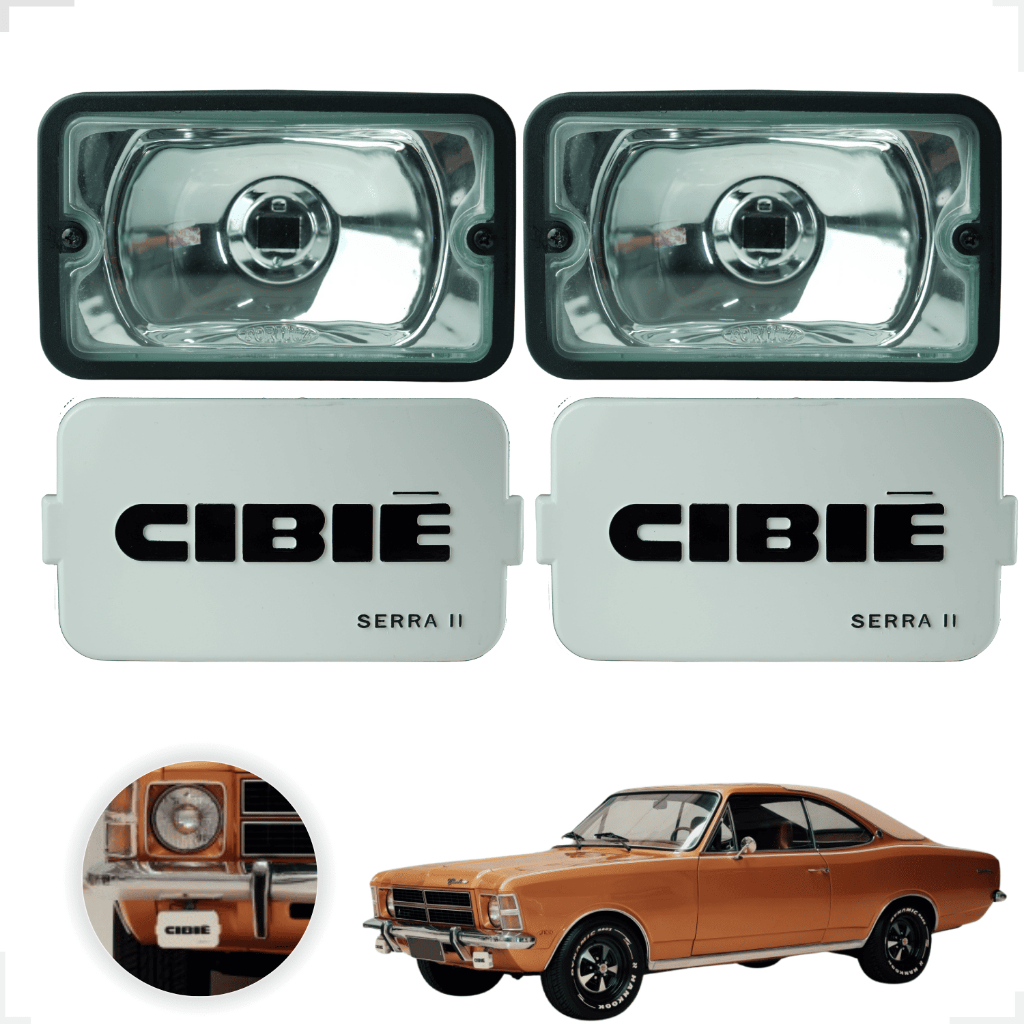 Kit Farol MIlha Serra II Tampa Cibie Escort Gol Opala Saveiro