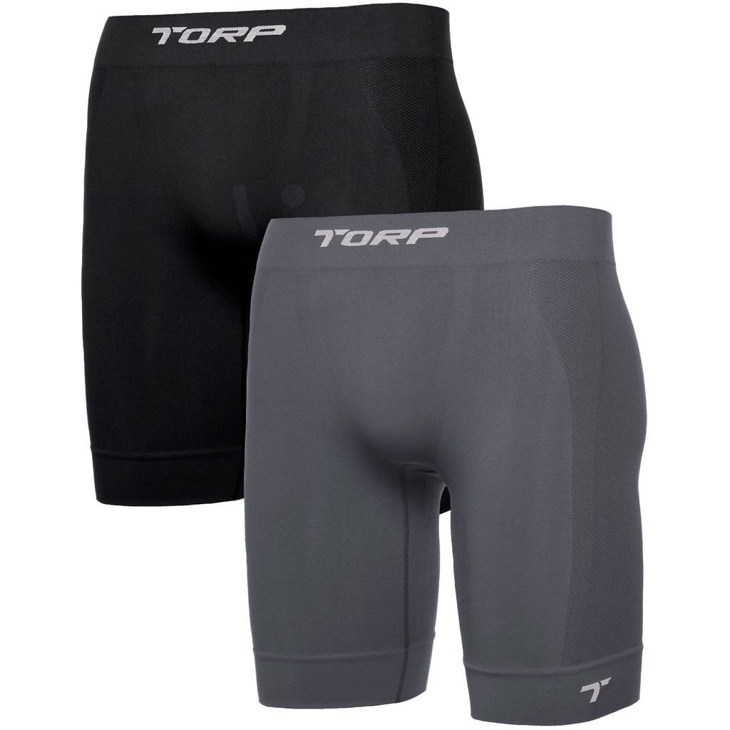 Kit 2 Bermudas Calção Térmico Torp Microfibra Sem Costura Soul Eco Evita Assaduras Corrida Ciclismo