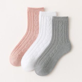 KIT DE MEIAS FEMININAS LONGA – FOFAS, MACIAS E COM TEXTURA - RESPIRAVÉIS em Oferta na Shopee