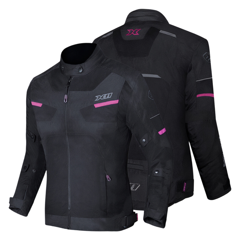 Jaqueta X11 Breeze 2 Feminina Impermeável Motociclista Com Proteções