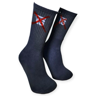 Meia Cano Alto Skate Casual em Oferta na Shopee