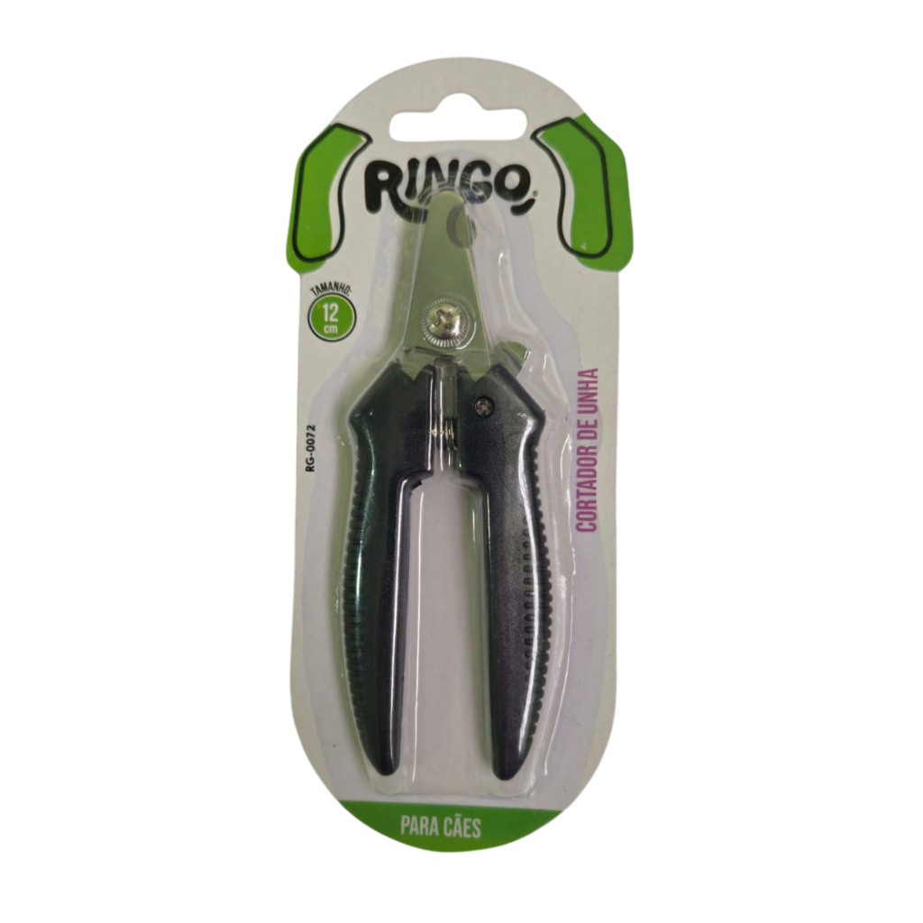 Alicate Cortador Unhas Médio para Cachorros de Pequeno Porte - Tamanho 12cm - Marca Ringo - RG-0072