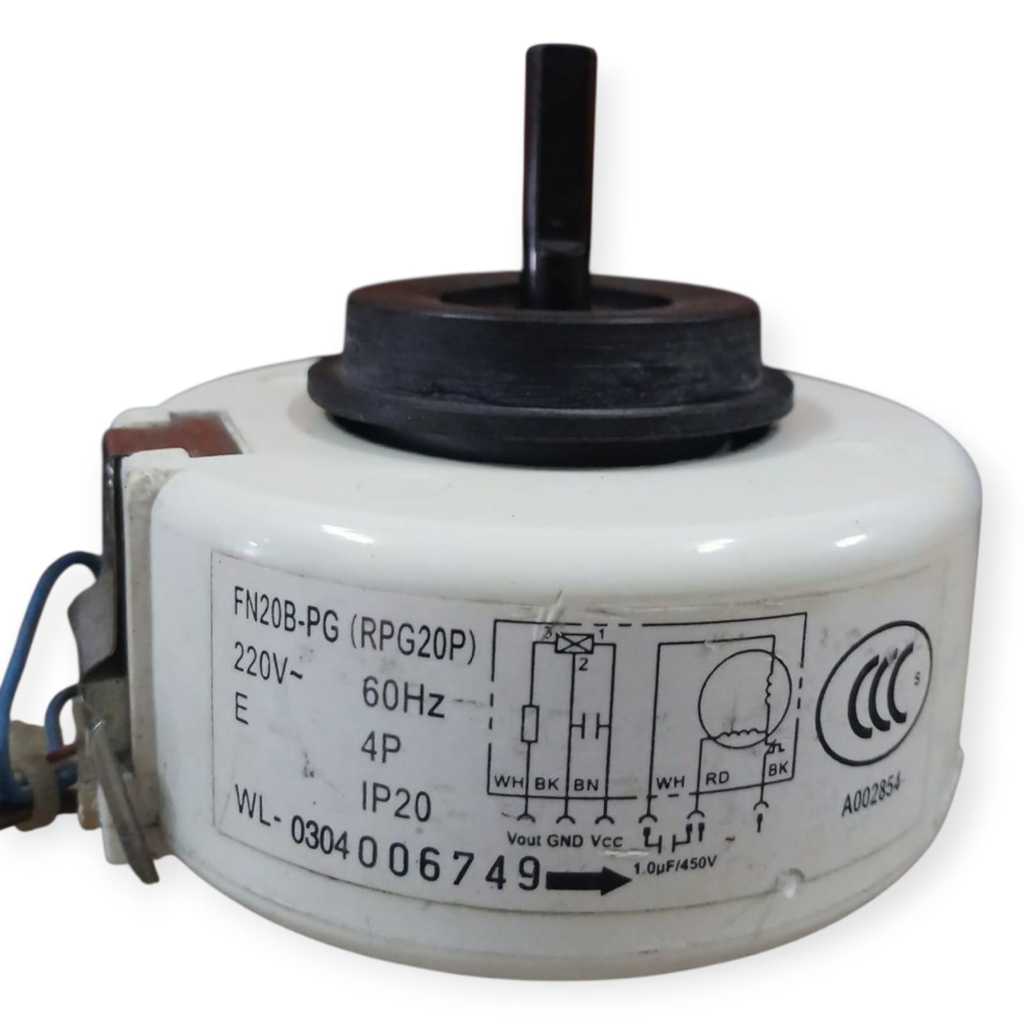 Motor Ventilador da Evaporadora Gree 9000/12000 Btus FN20B-PG (RPG20P) GSWQ28-22L(I)