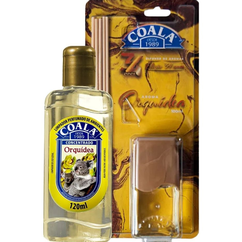 Kit Coala Difusor Orquídea  + Coala Aromatizante de Ambientes Orquídea