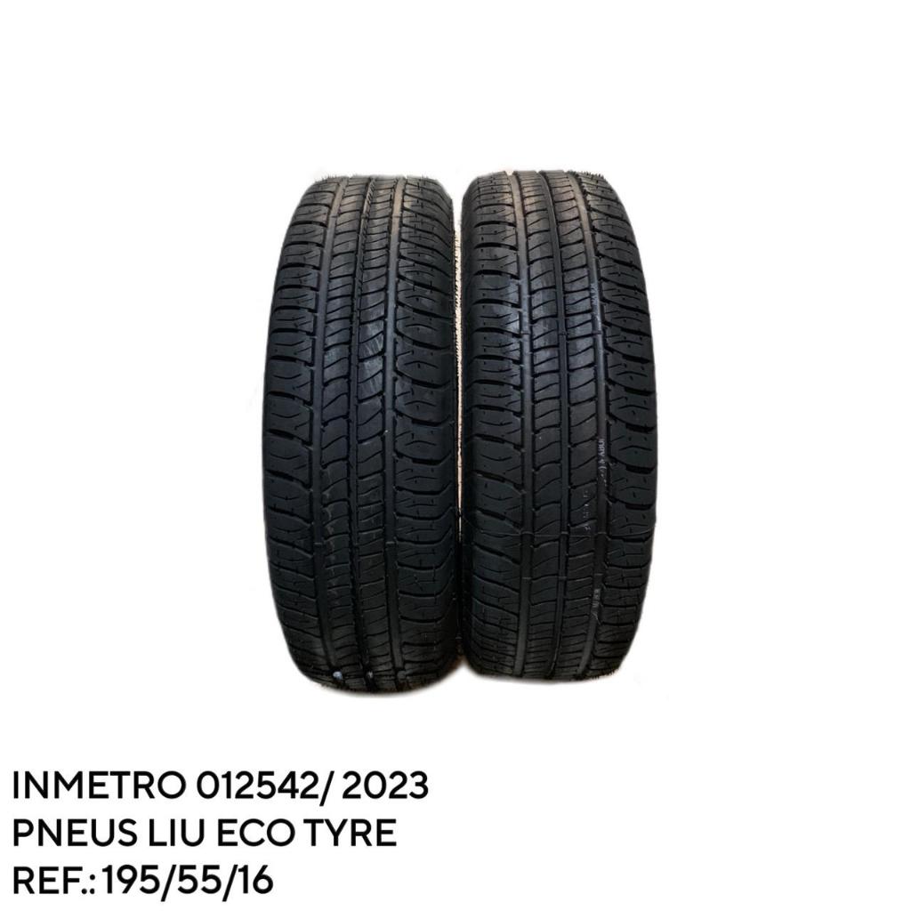 KIT 195-55-16 C/ 2 UN PREMIUM COM SELO INMETRO E GARANTIA em Oferta na Shopee