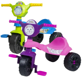 Kemotoca Velotrol Triciclo infantil - Dino e Gatinho - Menino e Menina Brinquedo certificado inmetro em Oferta na Shopee