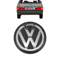 Emblema Tampa Porta Mala Gol Parati Quadrado 1991 a 1994 Brilhante 7,8cm VW