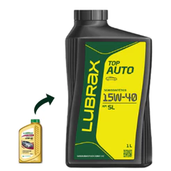 Oleo Lubrificante de Motor Lubrax 15W40 Semissintético API SL