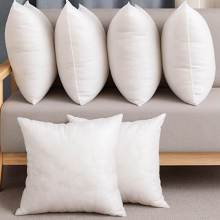 Kit com 4 e 2 Refil Almofada 50x50 Fibra Siliconada Antialergico Macio Duravel em Oferta na Shopee