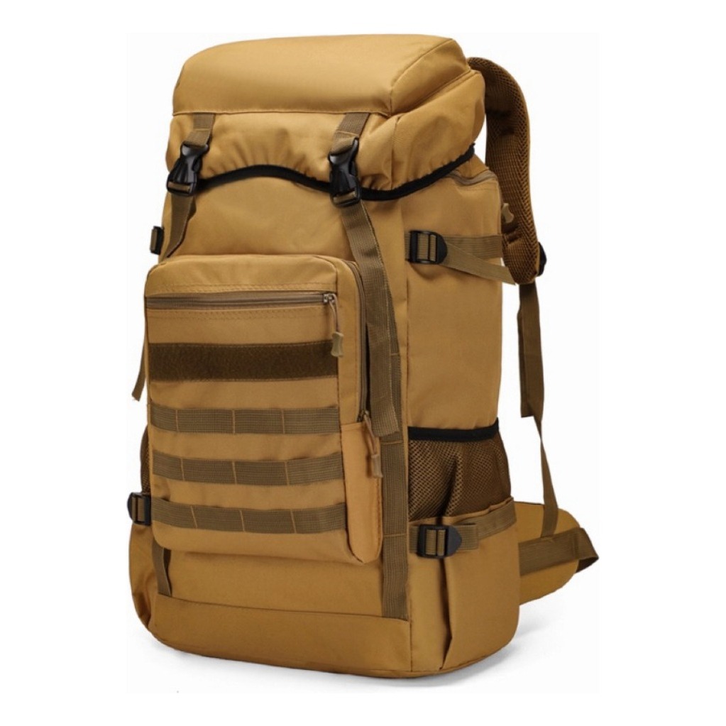 Mochila Esportiva De Camping 80L Impermeável e Reforçada Trilha Viagem e Aventura