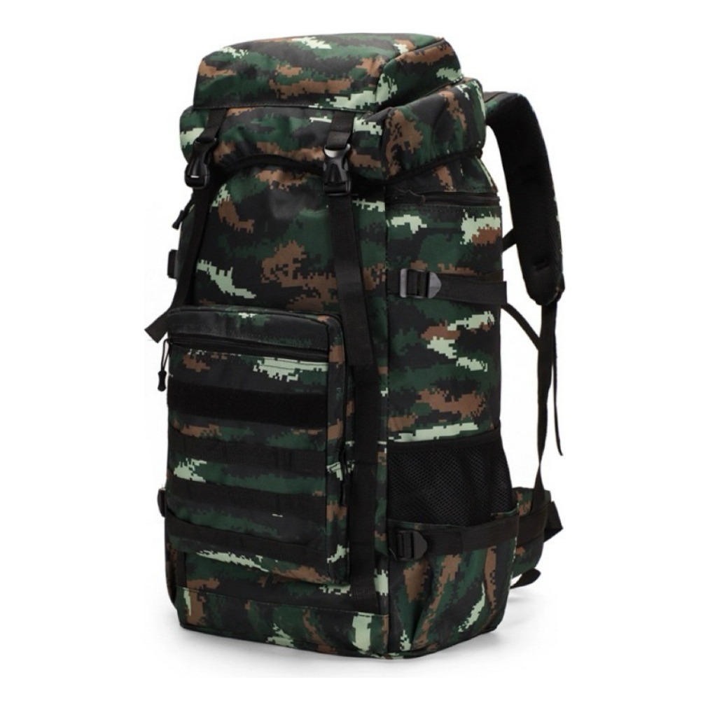 Mochila Esportiva De Camping 80L Impermeável e Reforçada Trilha Viagem e Aventura