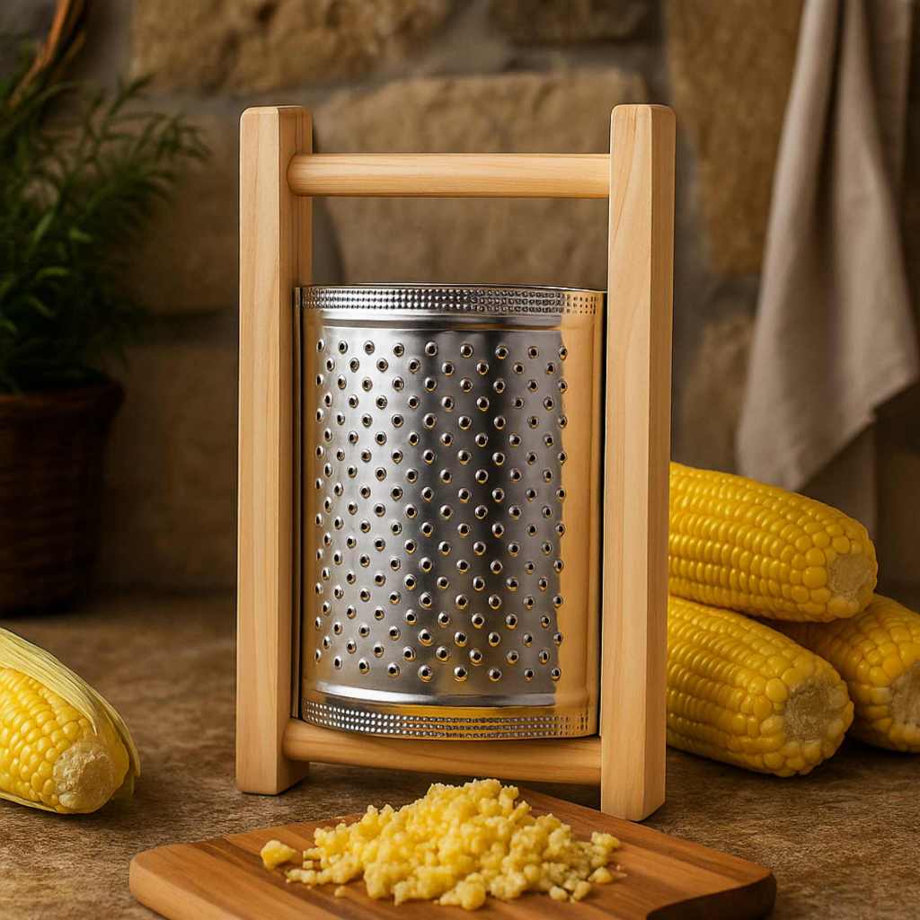 Ralador de Milho Pamonha Manual Galvanizado Modelo Pequeno