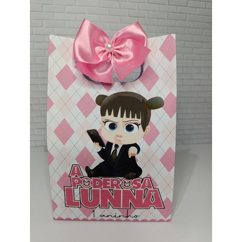 Sacolinha de Festa B.D.P PODEROSA CHEFINHA - PEGUE E MONTE - Lembrancinha Infantil Personalizada