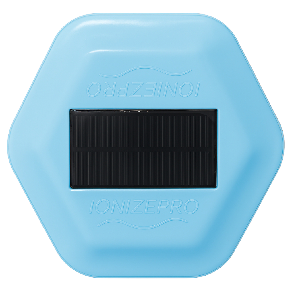 Ionizador De Piscina Ionizepro Com Placa Solar 55.000 Litros